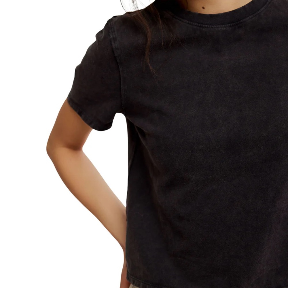 We The Free Everyday Tee Black Short Sleeve T-Shirt